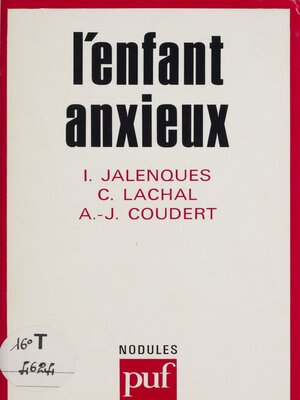 cover image of L'Enfant anxieux